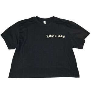 Dakota Hale Graphic T Shirt Women’s Medium Black Band Tee